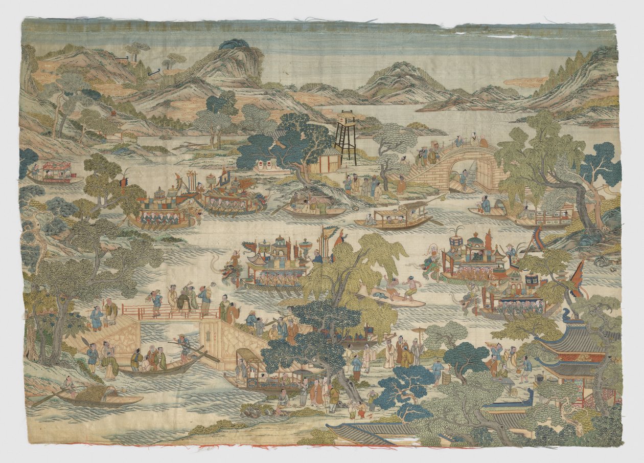 Dragebådsfestivalforestilling, 1700-1900-tallet. af Unbekannt
