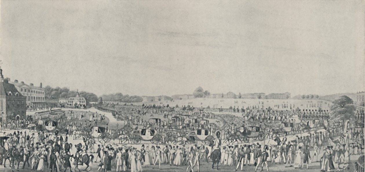 Drawing Room Day, Buckingham Palace, 1822, 1920 af Unbekannt
