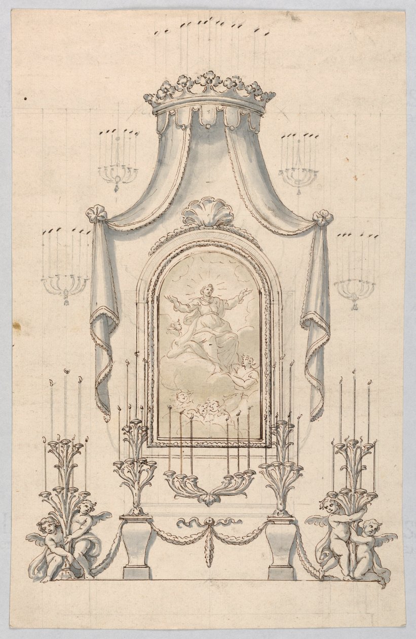 Tegning (Italien), ca. 1775 af Unbekannt