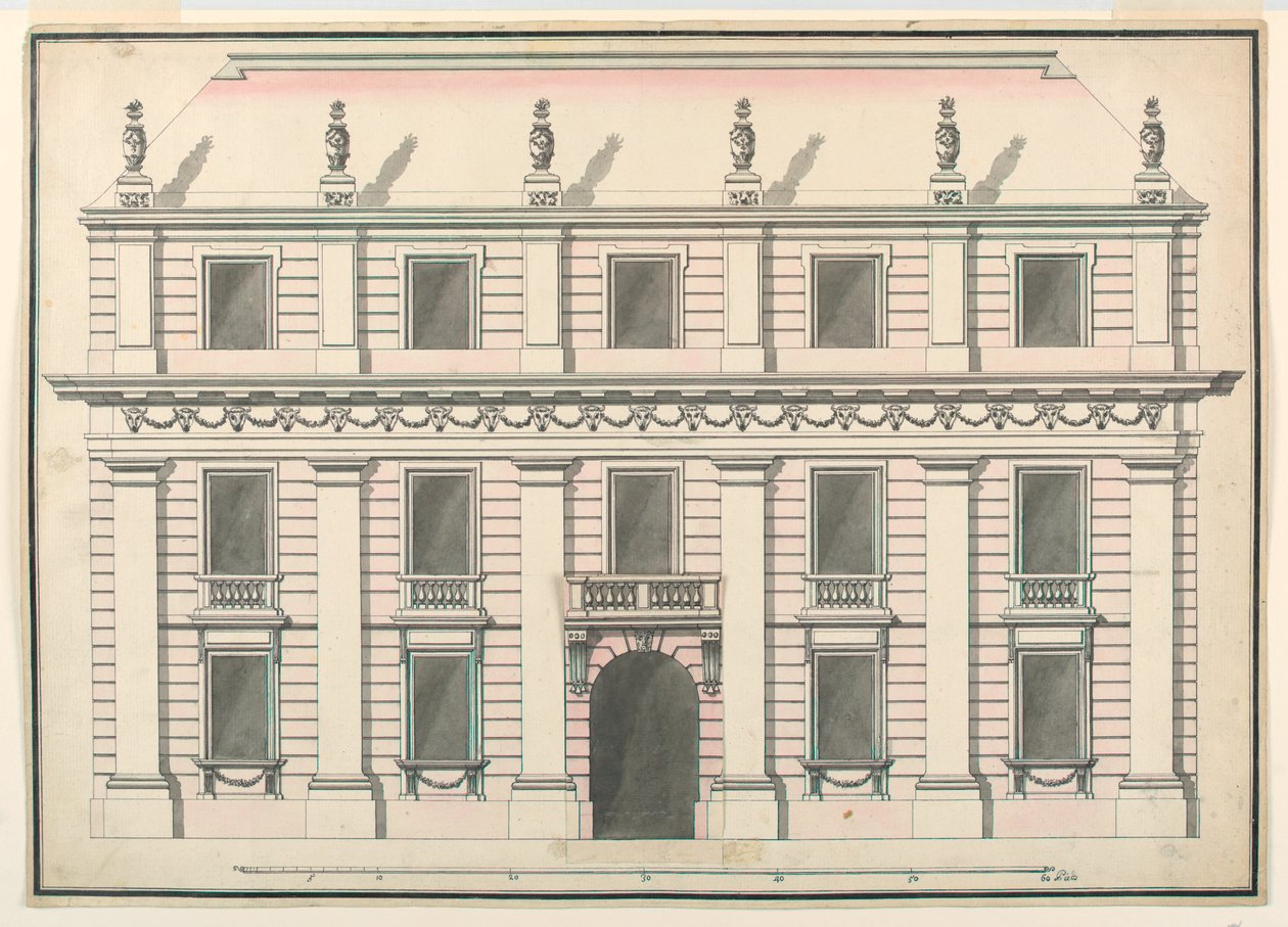 Tegning, 1770–90 af Unbekannt