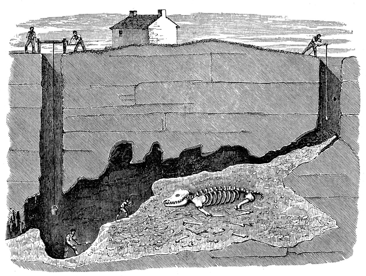 Dream Lead Mine, nær Wirksworth, Derbyshire, 1881 af Unbekannt