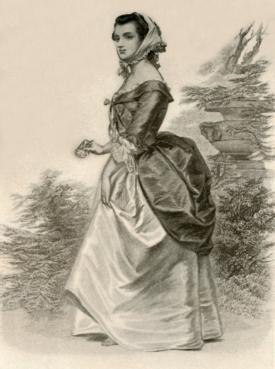 Kjole af en ung Virginia dame, c1775, 1937. af Unbekannt
