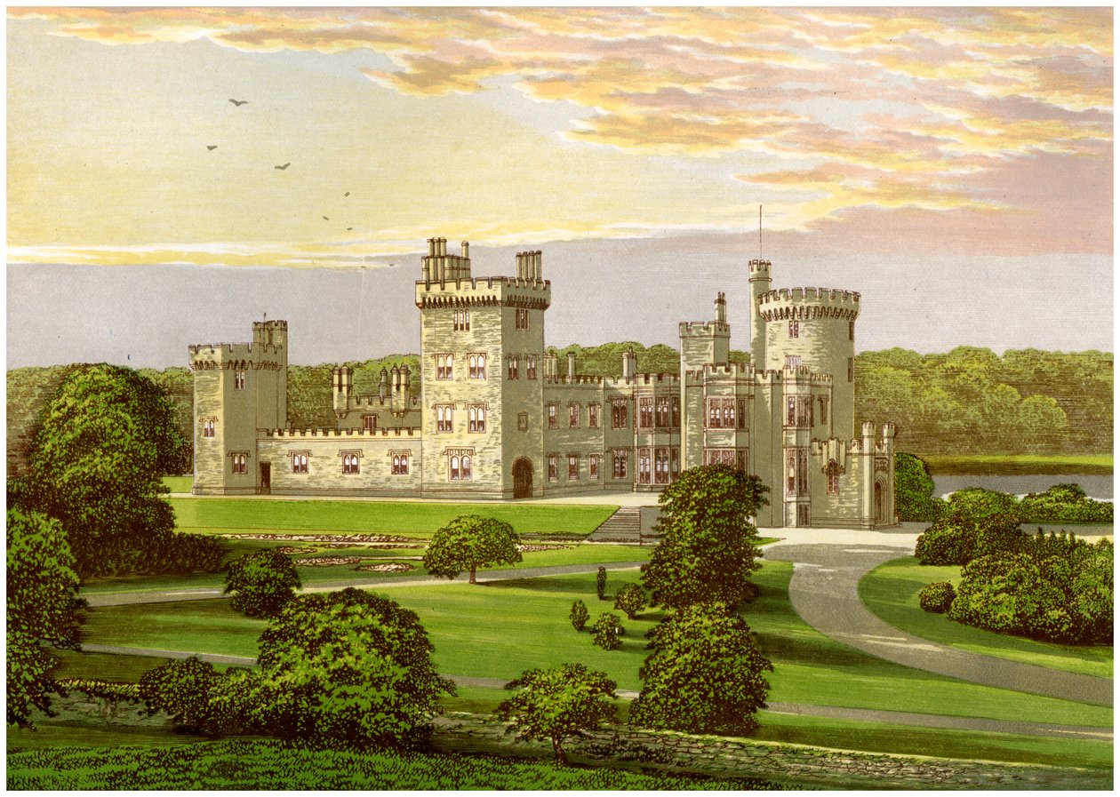 Dromoland, County Clare, Irland, hjemsted for Lord Inchiquin, c1880 af Unbekannt