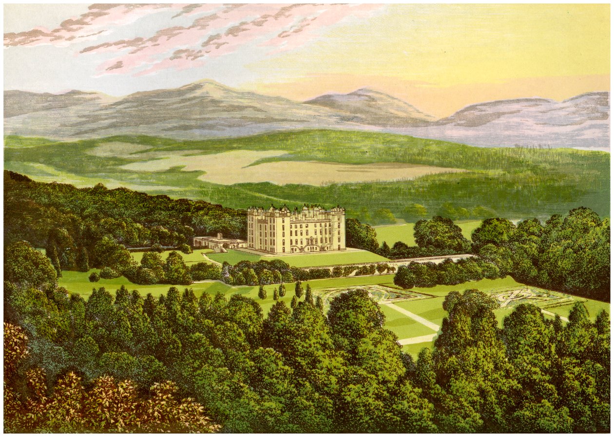 Drumlanrig Castle, Dumfriesshire, Skotland, hjemsted for hertugen af Buccleuch, c1880 af Unbekannt