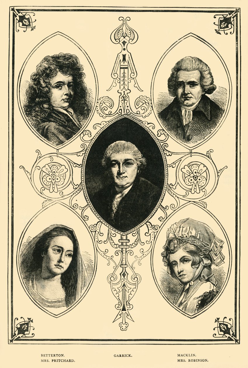 Drury Lane Berømtheder, 1881. af Unbekannt