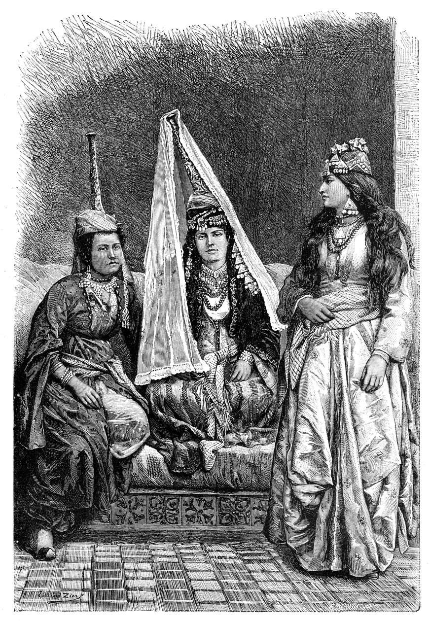 Druzisk prinsesse og dame af Libanon, 1895 af Unbekannt