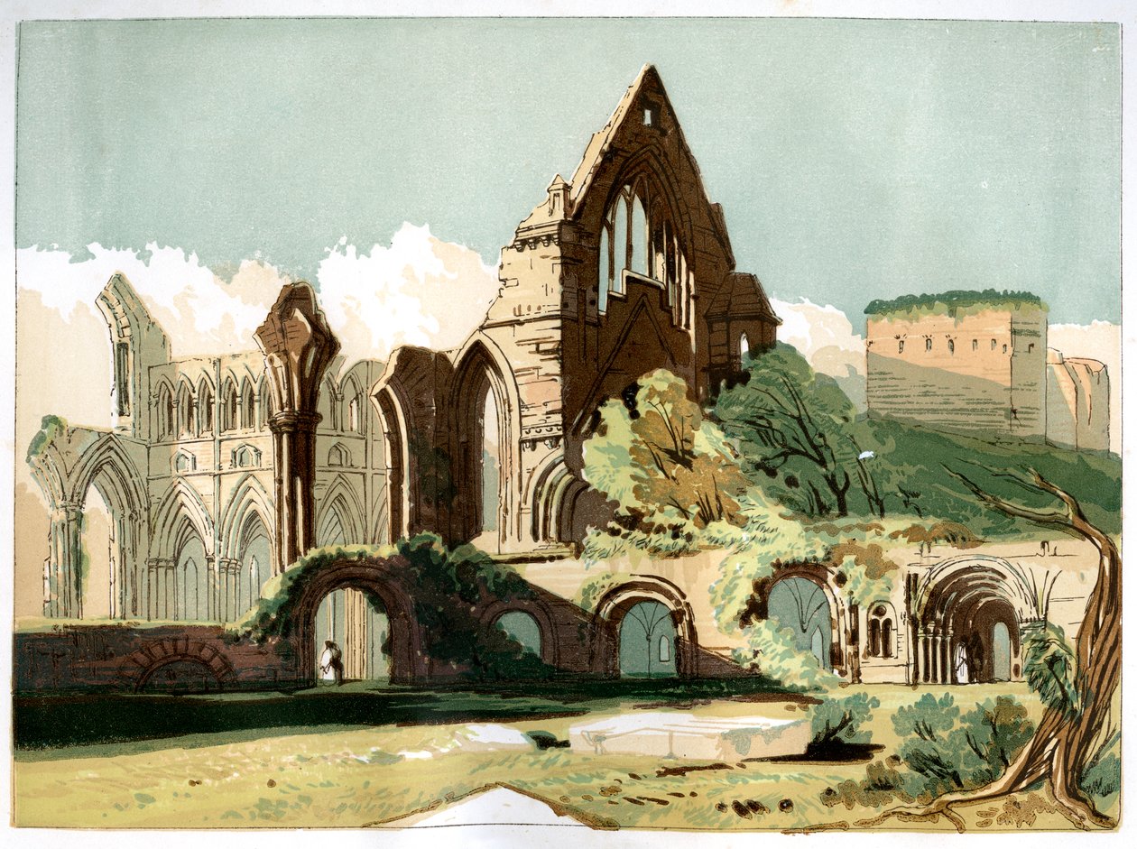 Dryburgh Abbey, c1850 af Unbekannt