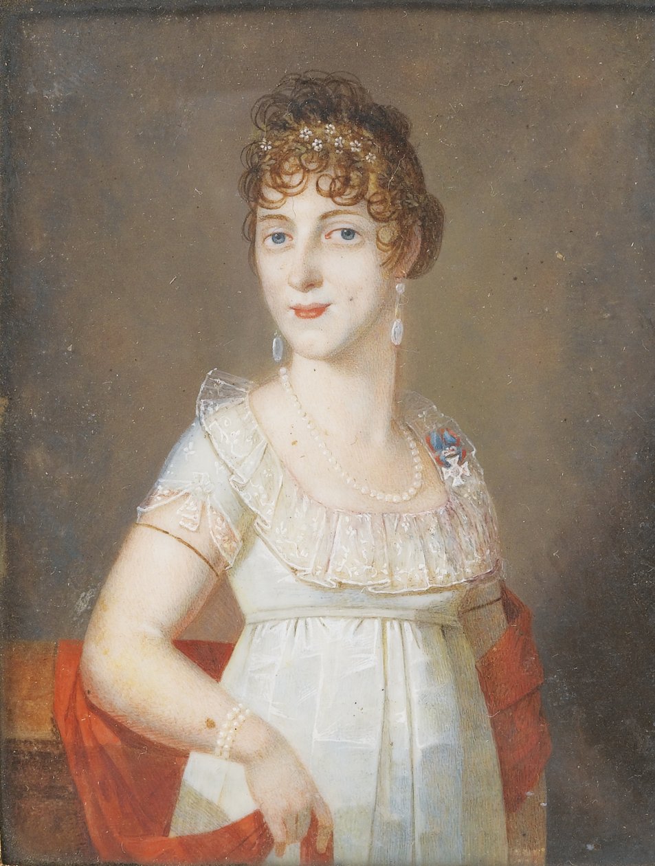 Hertuginde Maria Elisabeth i Bayern 1784-1849, prinsesse af Wagram, ca. 1810 af Unbekannt
