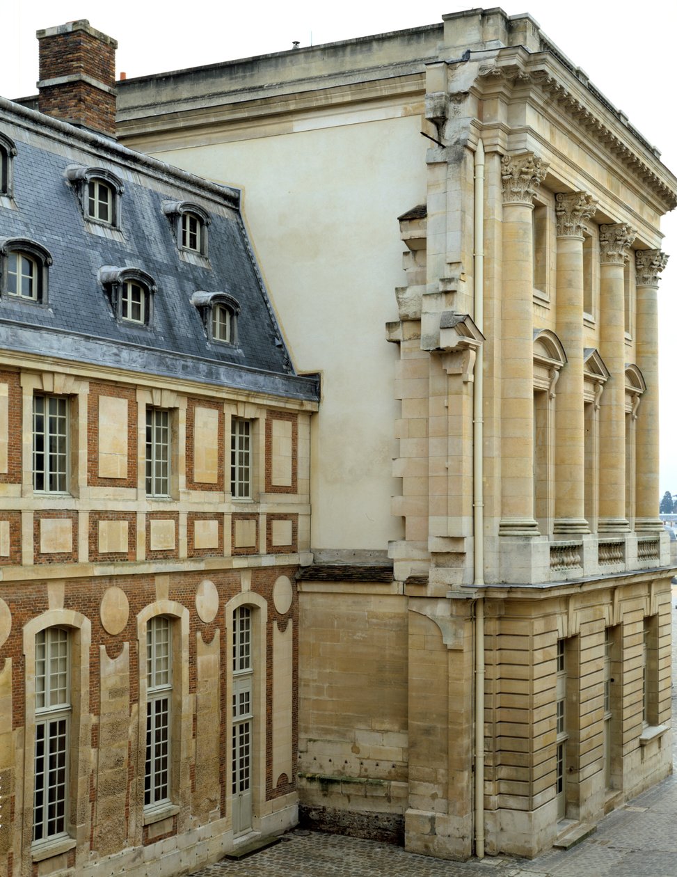 Dufour House set fra syd, Chateau de Versailles, Frankrig af Unbekannt