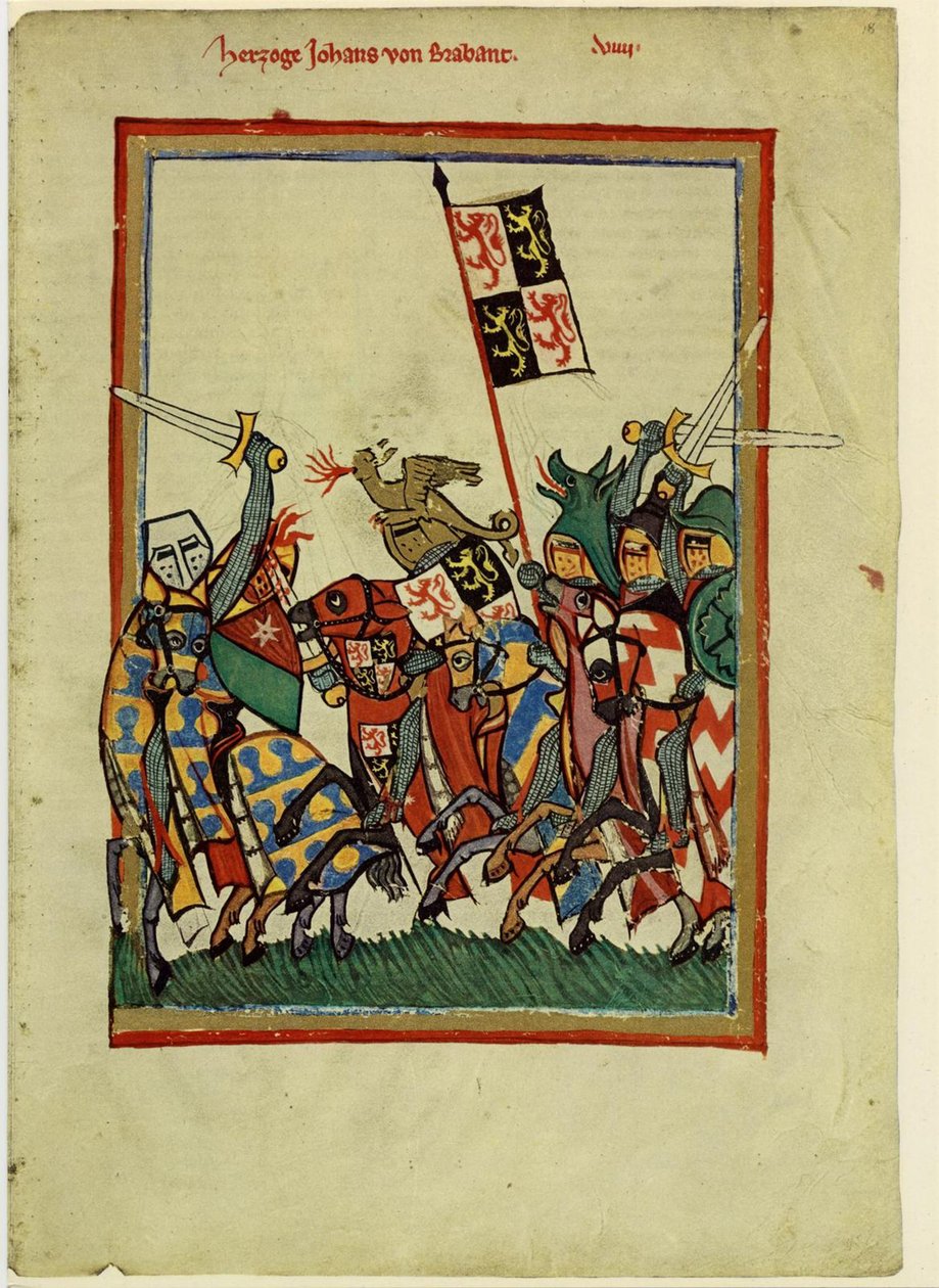 Hertug Johannes I af Brabant fra Codex Manesse, mellem 1305 og 1340 af Unbekannt