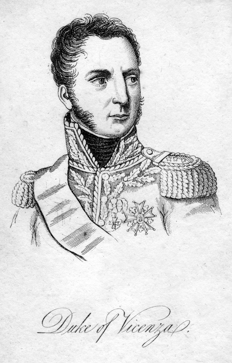 Hertug af Vicenza, 1800-tallet af Unbekannt