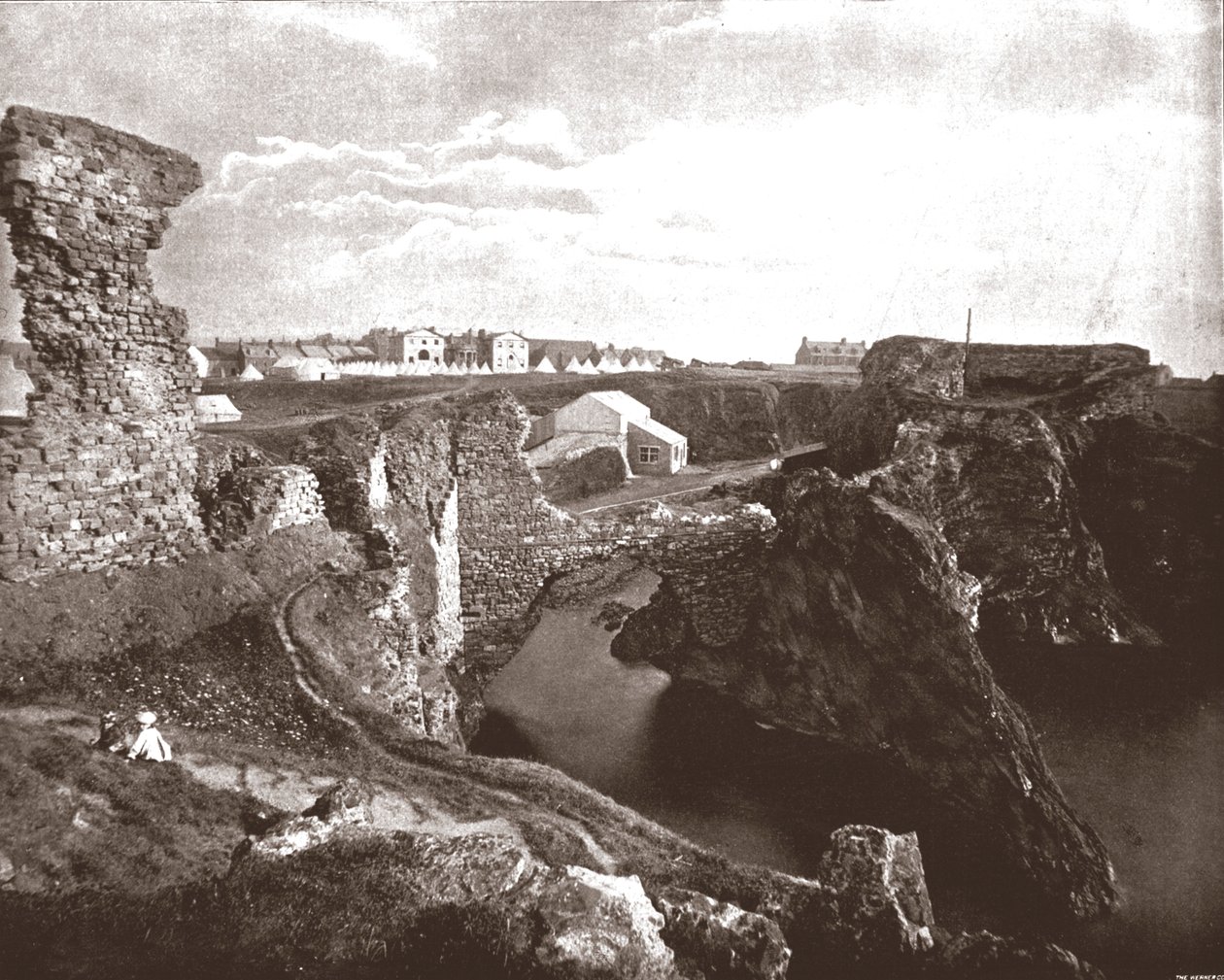 Dunbar Castle, East Lothian, Skotland, 1894. af Unbekannt