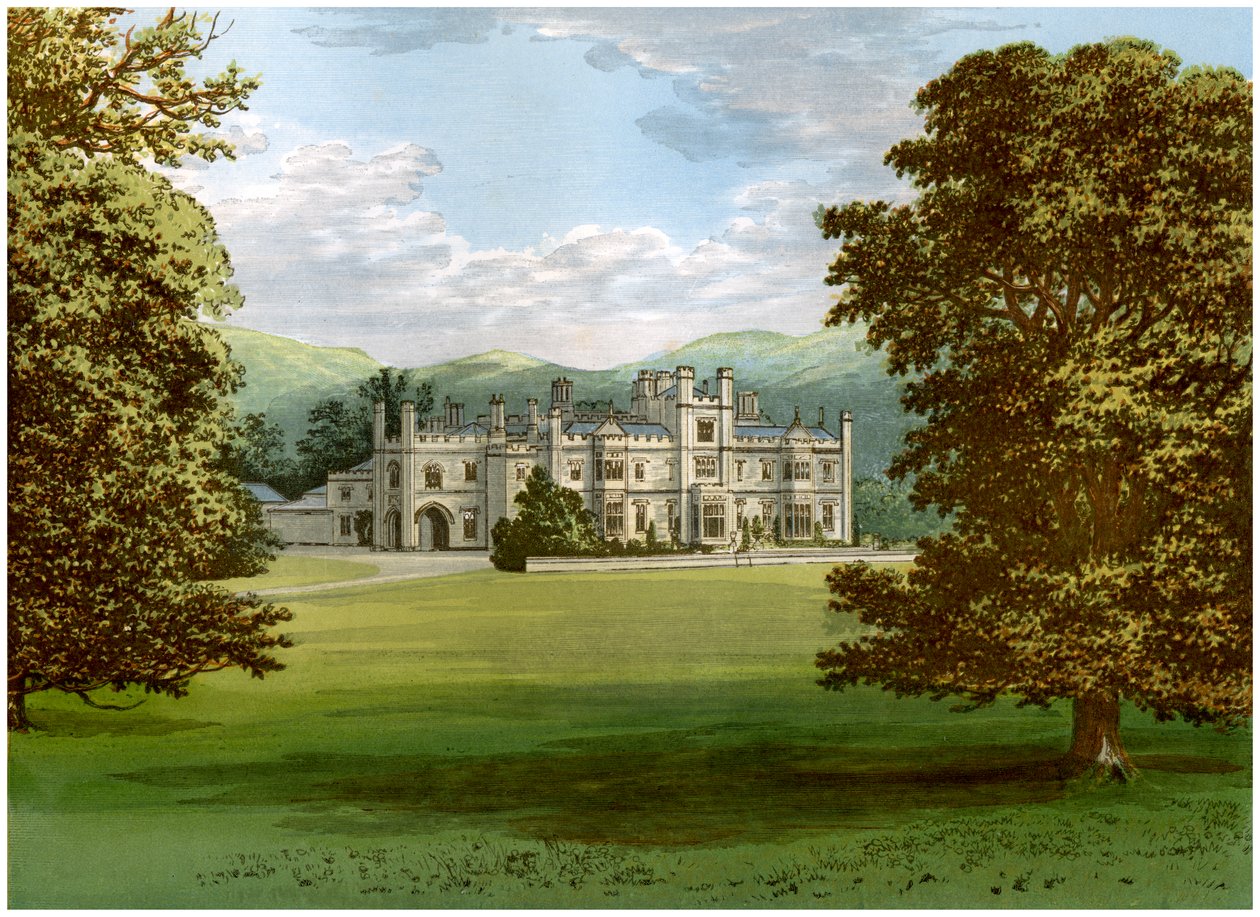 Dunmore Park, Stirlingshire, Skotland, hjemsted for jarlen af Dunmore, c1880 af Unbekannt
