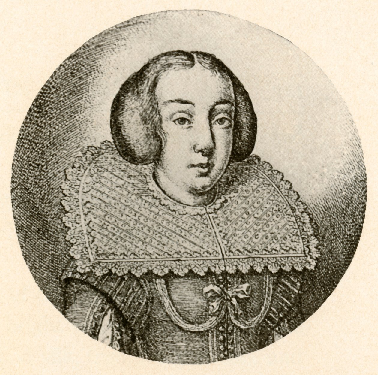 Hollandsk dame, hår arrangeret i puster på siden, 1645, 1937. af Unbekannt