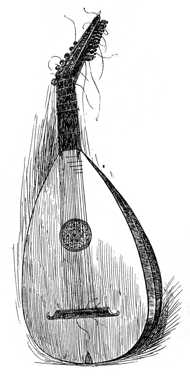 Tidlig legeret lut, 1901 af Unbekannt