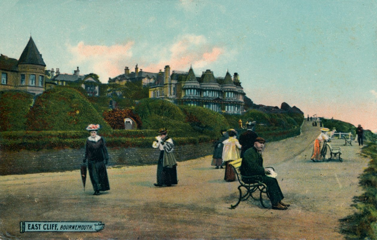 East Cliff, Bournemouth, c1905 af Unbekannt