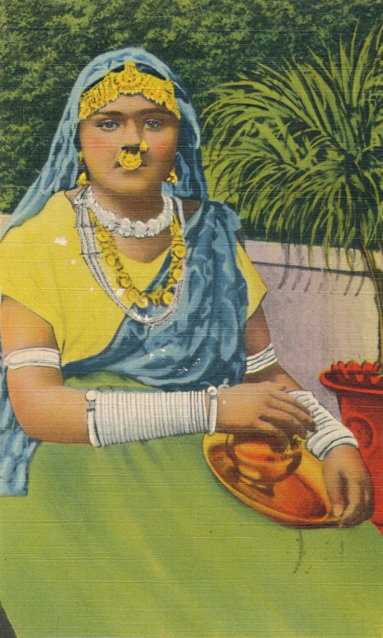 East Indian Girl, Trinidad, B.W.I., c1952. af Unbekannt