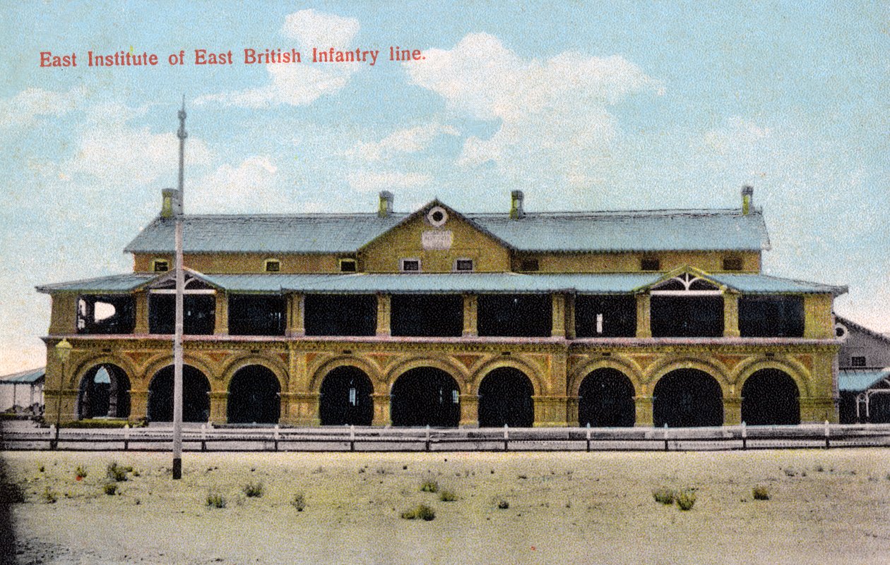 East Institute of East British Infantry Line, Indien, begyndelsen af det 20. århundrede af Unbekannt