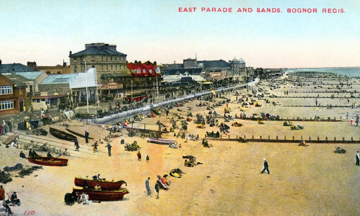 East Parade and Sands, Bognor Regis, West Sussex, 1950 af Unbekannt