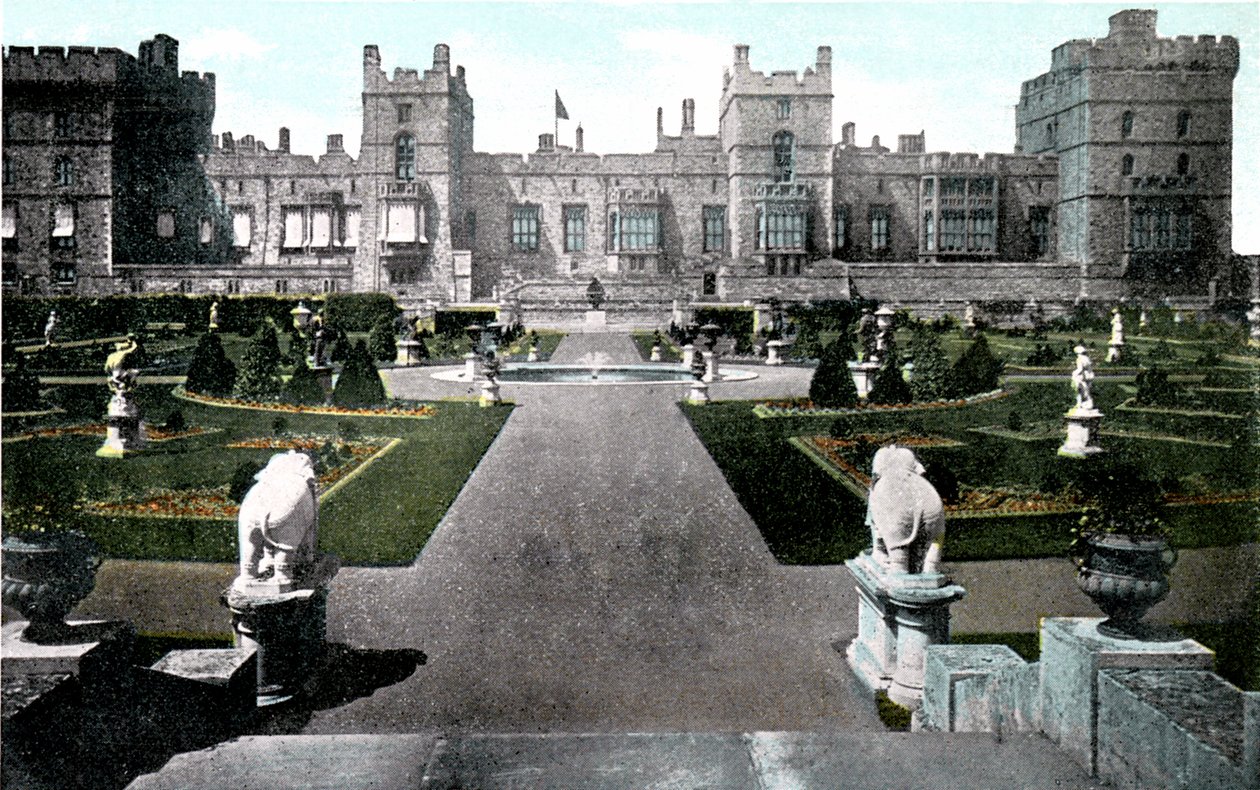 East Terrace, Windsor Castle, Berkshire, 20. århundrede af Unbekannt