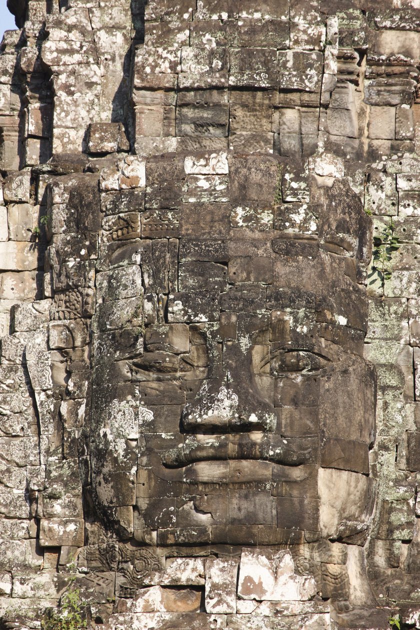 Østporten til Angkor Thom, Siem Reap, Cambodja af Unbekannt