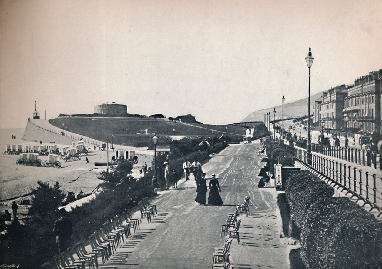 Eastbourne - Del af Promenade, Viser Wish Tower, 1895 af Unbekannt