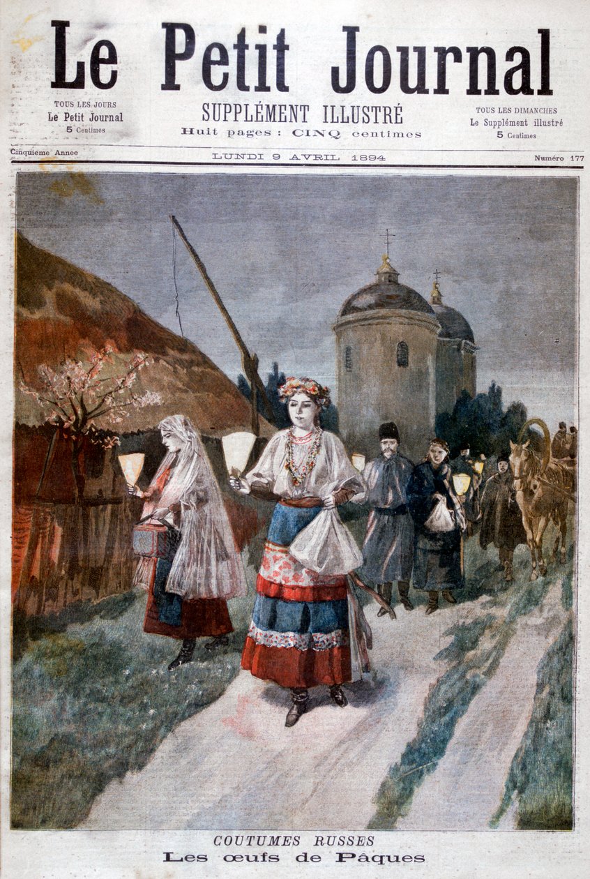 Påske i Rusland, 1894 af Unbekannt