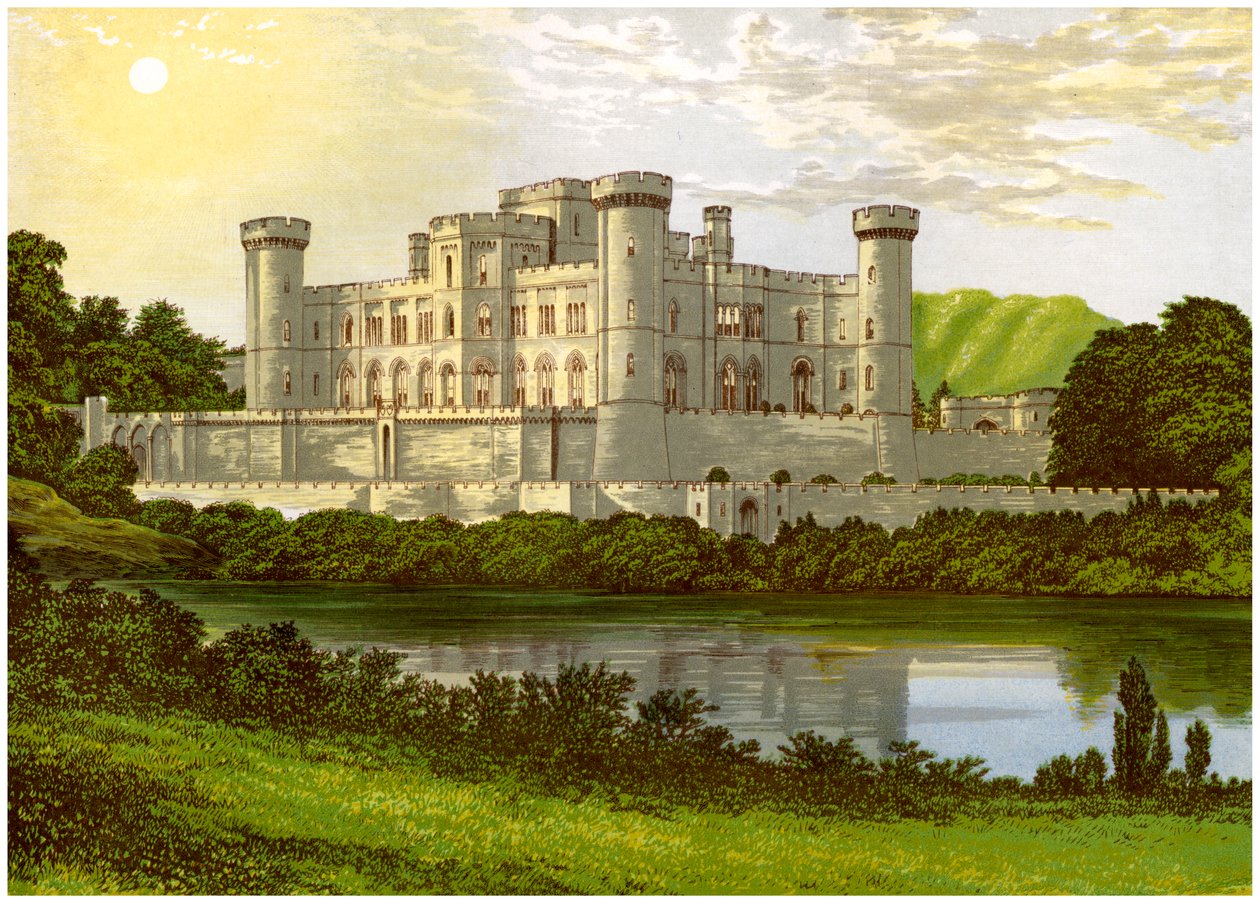 Eastnor Castle, Herefordshire, hjemsted for Earl Somers, c1880 af Unbekannt