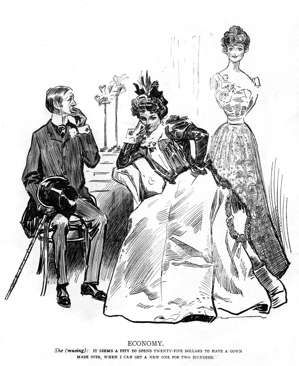 Økonomi, 1899 af Unbekannt