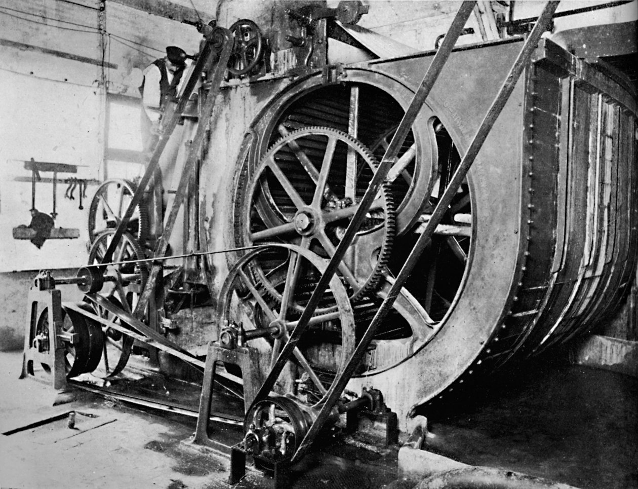 Økonomi i en papirfabrik, 1919 af Unbekannt