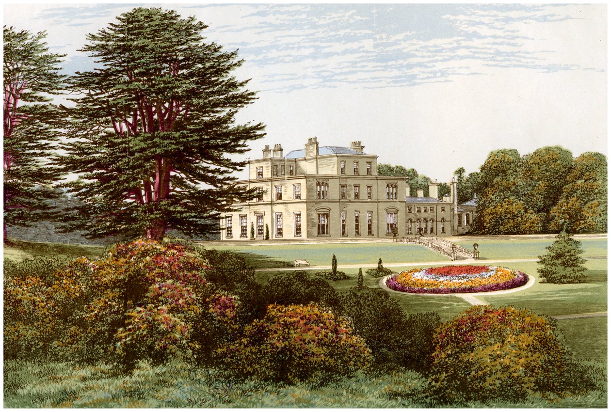 Eden Hall, Cumberland, hjemsted for Baronet Musgrave, c1880 af Unbekannt