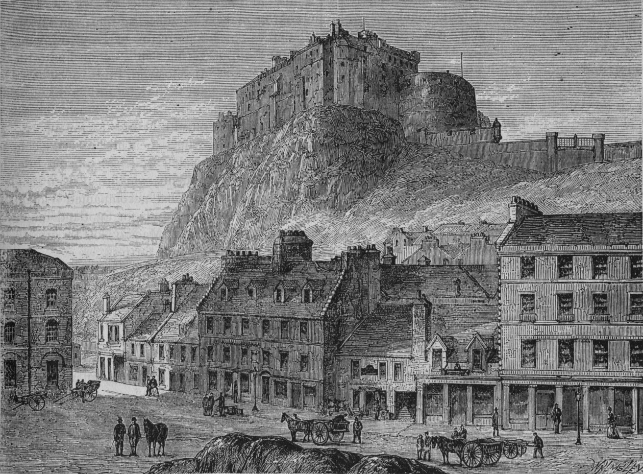 Edinburgh Castle, c1880 af Unbekannt