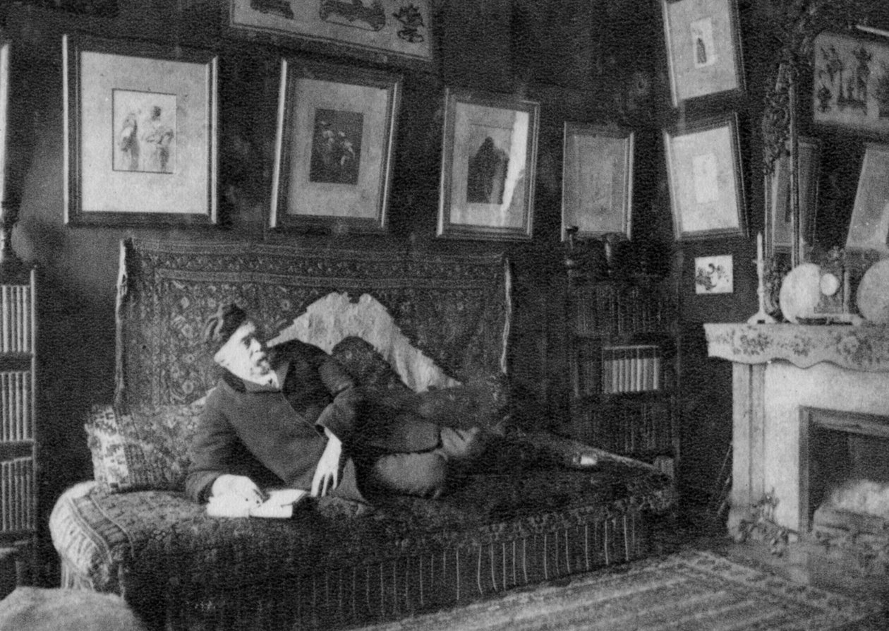 Edmond de Goncourt, fransk forfatter, 1891 af Unbekannt