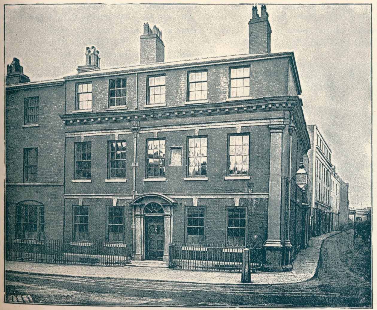 Edmund Hectors House: The Old Square, Birmingham, 1907 af Unbekannt