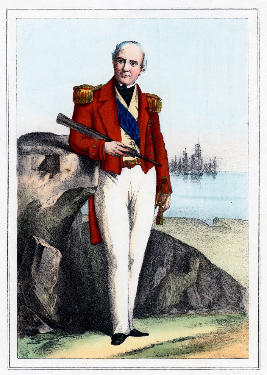 Edmund Lyons, 1. Baron Lyons, britisk flådekommandant, 1857 af Unbekannt