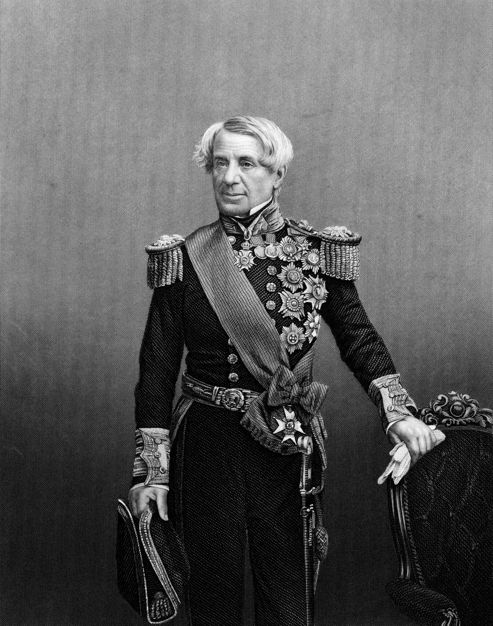 Edmund Lyons, 1st Baron Lyons, britisk flådekommandant, c1860 af Unbekannt
