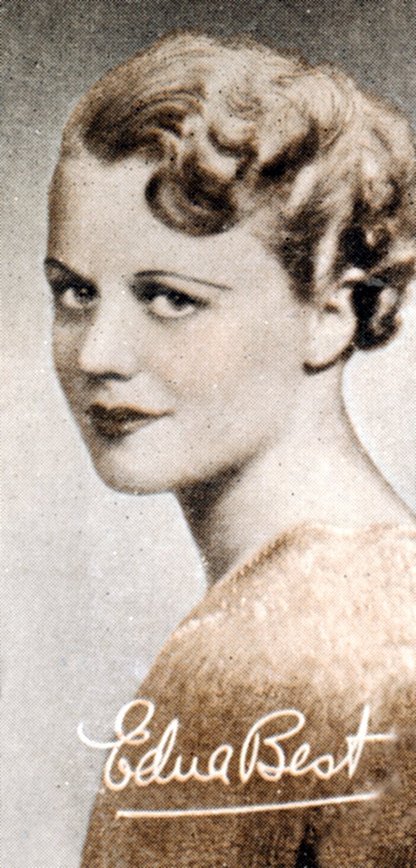 Edna Best 1900-1974, britisk scene- og filmskuespillerinde, 1935 af Unbekannt