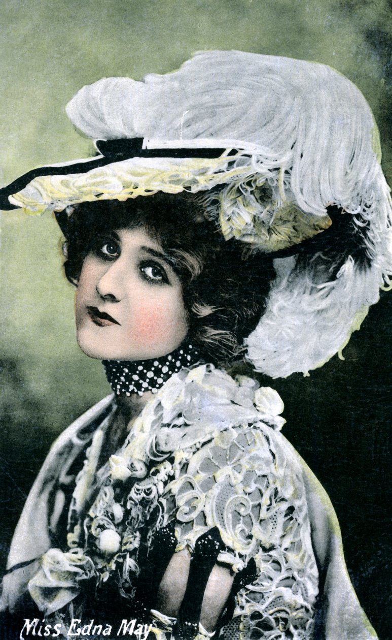 Edna May 1878-1948, amerikansk sangerinde og skuespillerinde, begyndelsen af det 20. århundrede af Unbekannt