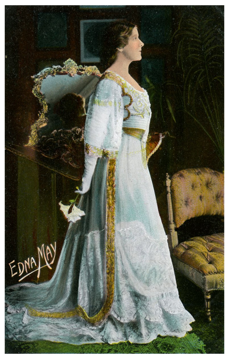 Edna May, amerikansk skuespillerinde og sangerinde, c1900-1919 af Unbekannt