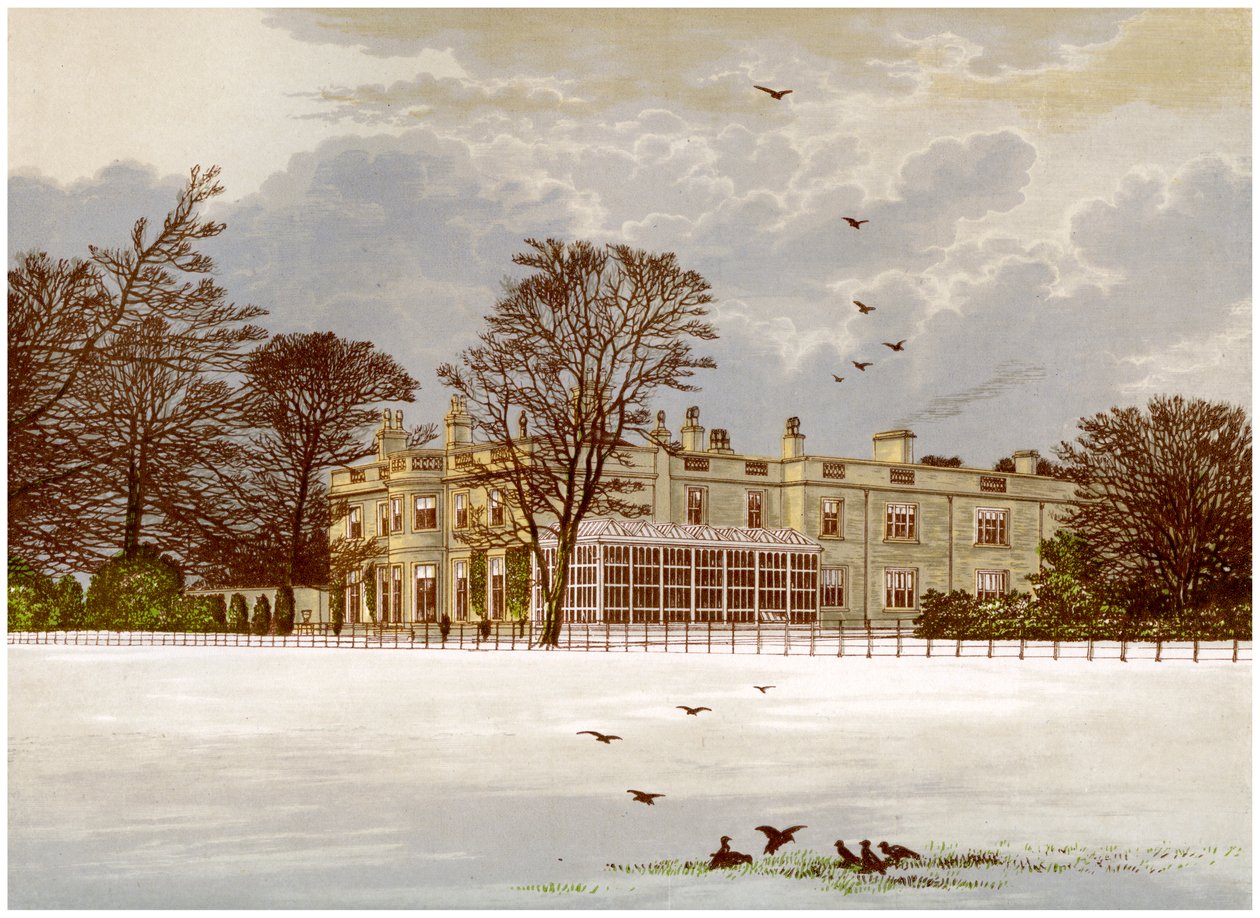 Ednaston Lodge, Derbyshire, hjemsted for familien Kingdon, c1880 af Unbekannt