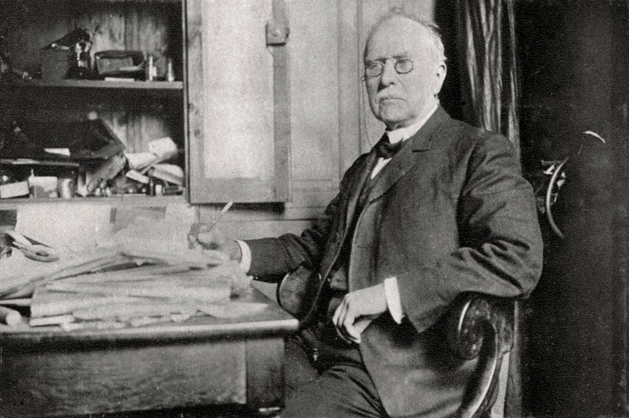 Edouard Branly, fransk fysiker, 1900 af Unbekannt