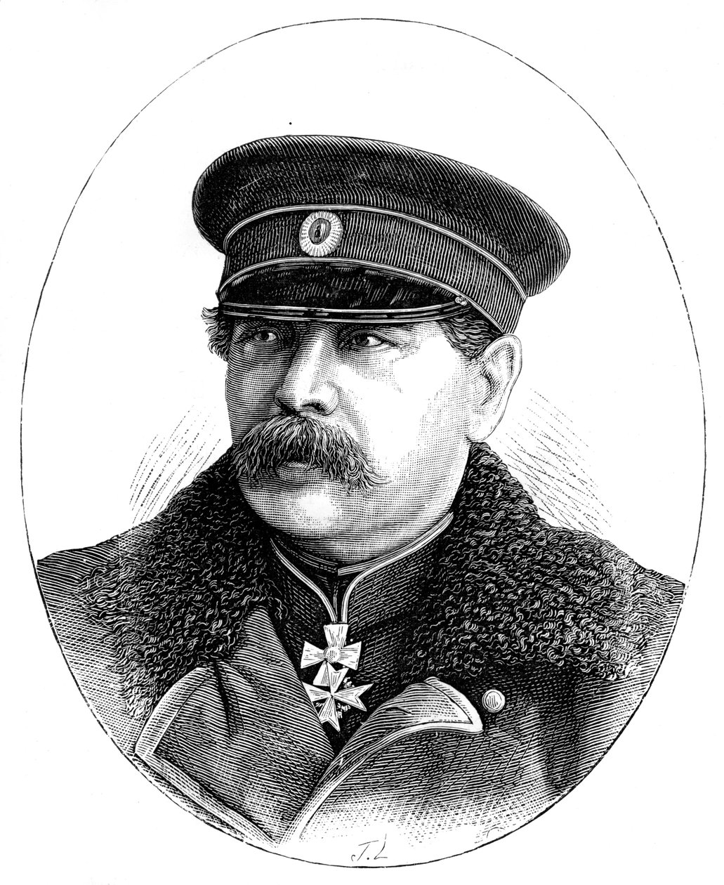 Eduard Ivanovich Totleben 1818-1884 russisk soldat af Unbekannt