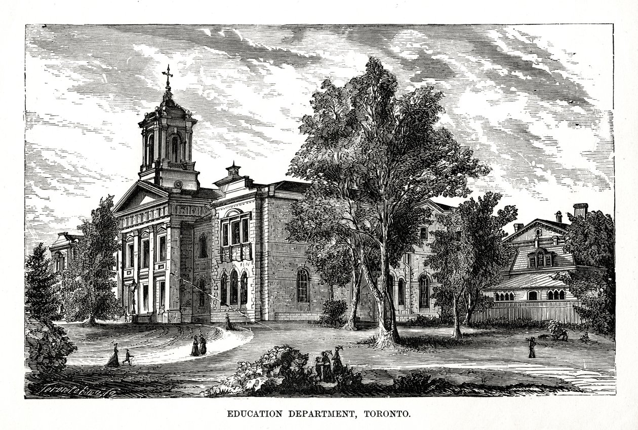 Uddannelsesafdelingen, Toronto, Ontario, Canada, 1800-tallet af Unbekannt
