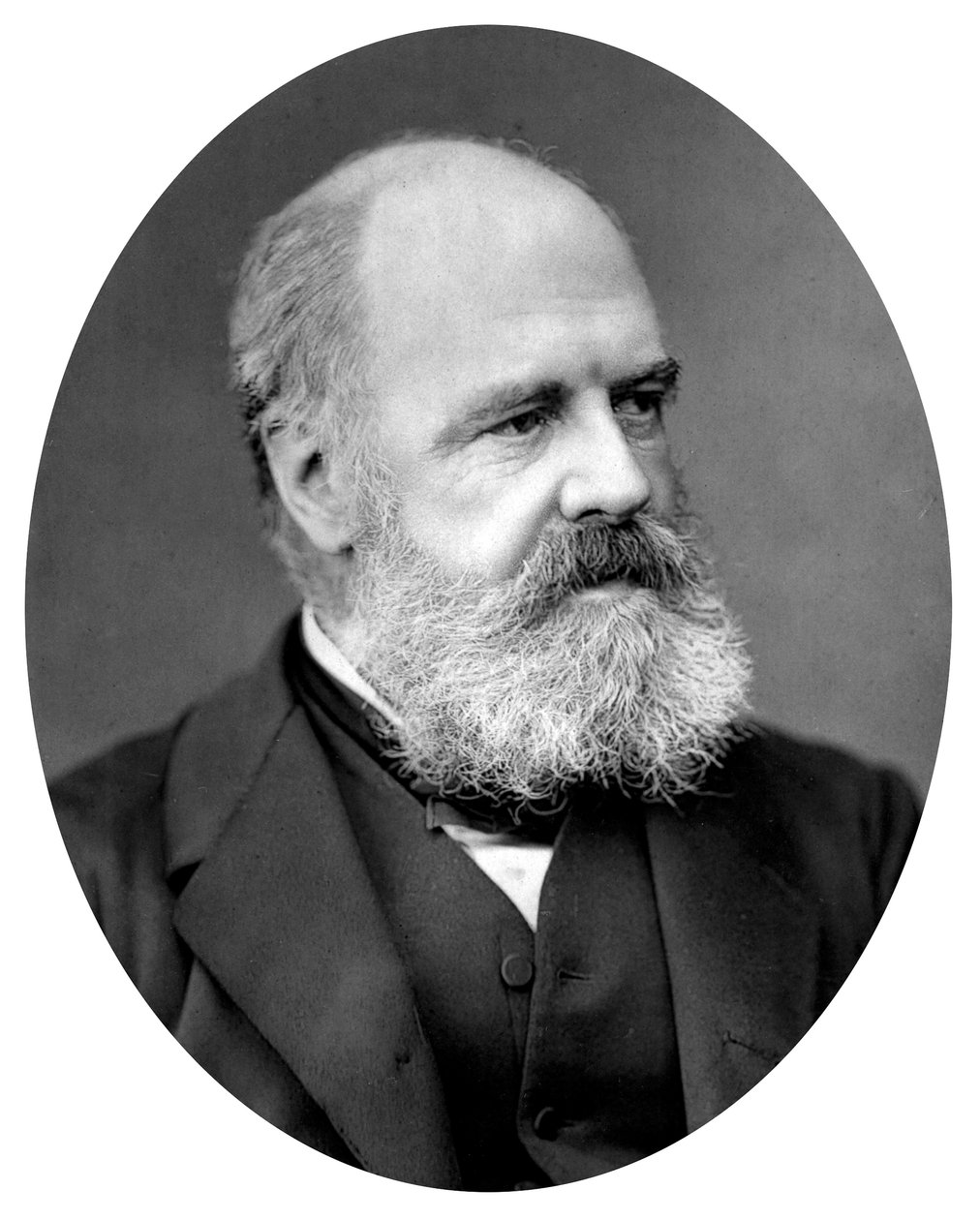 Edward Armitage, britisk maler og professor og foredragsholder ved Royal Academy, 1877 af Unbekannt