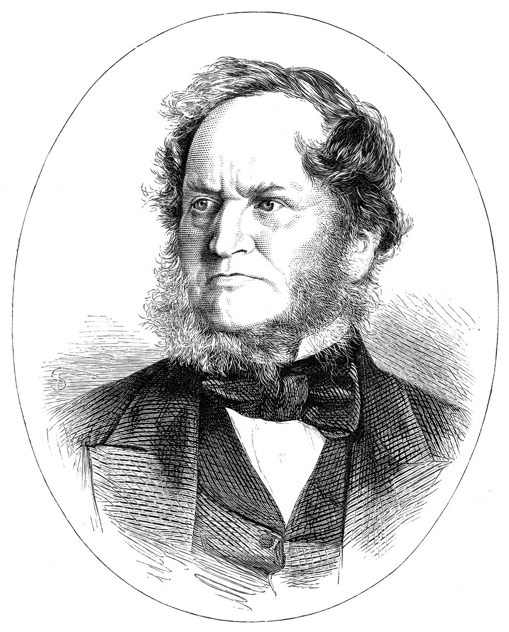 Edward Geoffrey Smith-Stanley, britisk statsmand og premierminister, 1800-tallet af Unbekannt