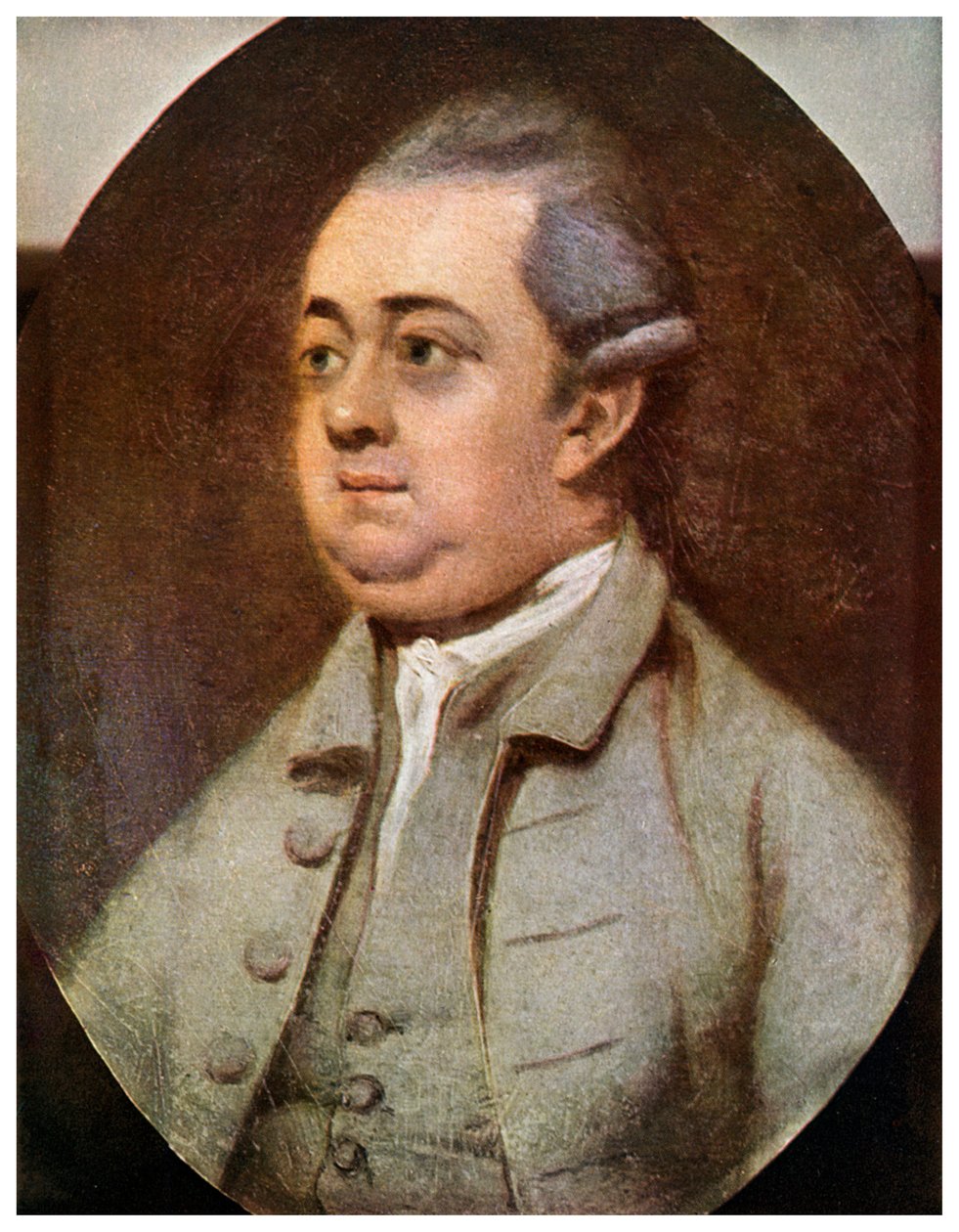 Edward Gibbon, britisk historiker, 1773 1956 af Unbekannt