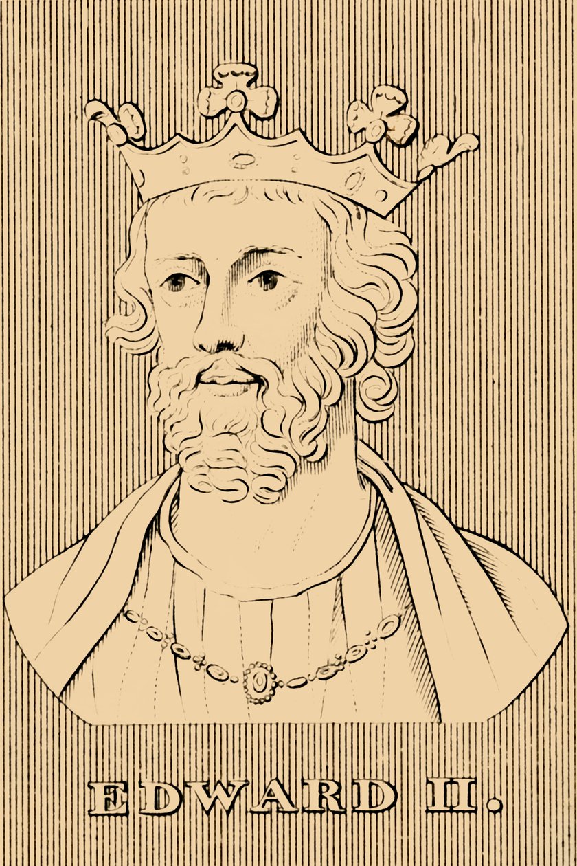 Edward II, 1284-1327, 1830. af Unbekannt