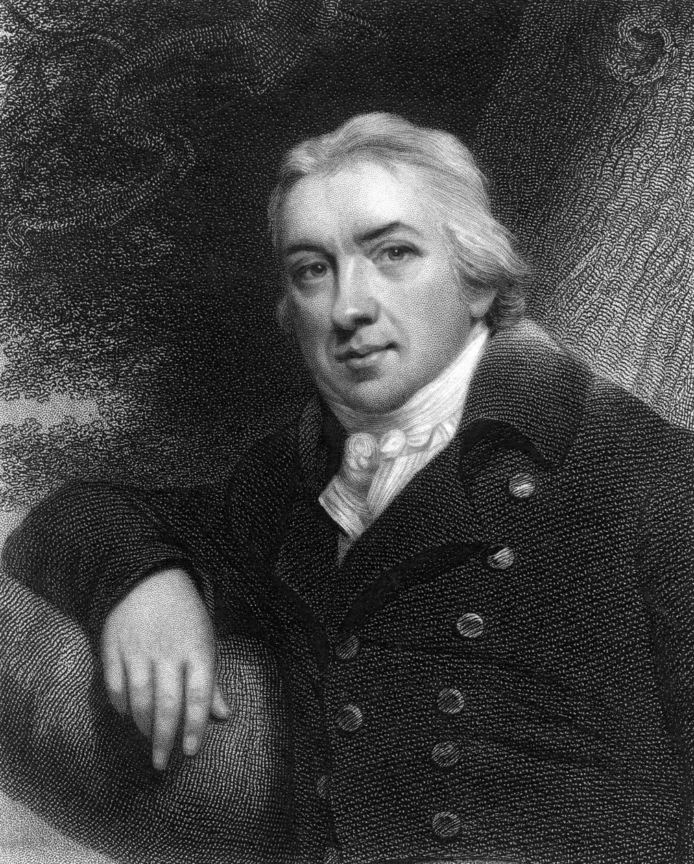 Edward Jenner, engelsk læge, 1837 af Unbekannt