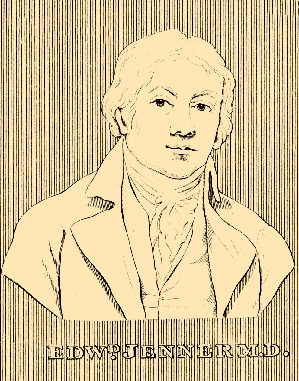 Edward Jenner M.D., 1749-1823, 1830. af Unbekannt