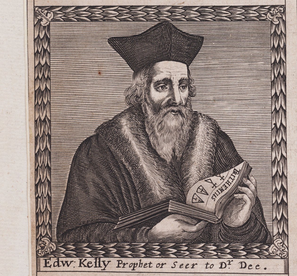 Edward Kelley Fra: The Order of the Inspirati, 1659 af Unbekannt